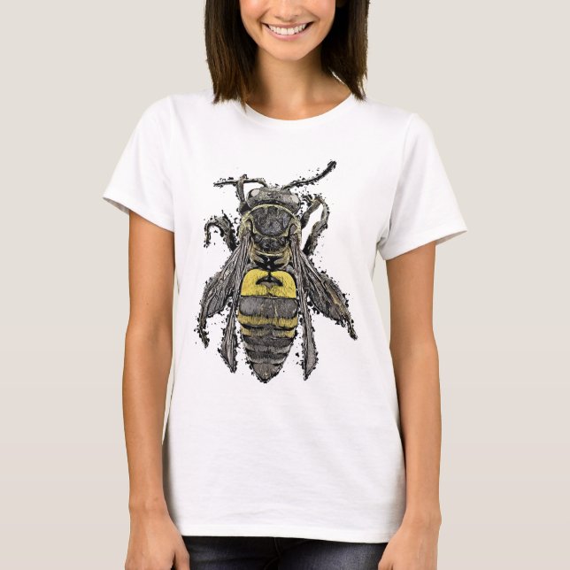 Camiseta Abelha-Cuco-Artística legal (Frente)