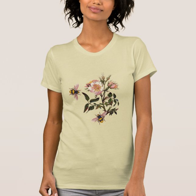 CAMISETA ABELHA DE MEL E ROSAS SELVAGENS, PROPRIETÁRIO (Frente)