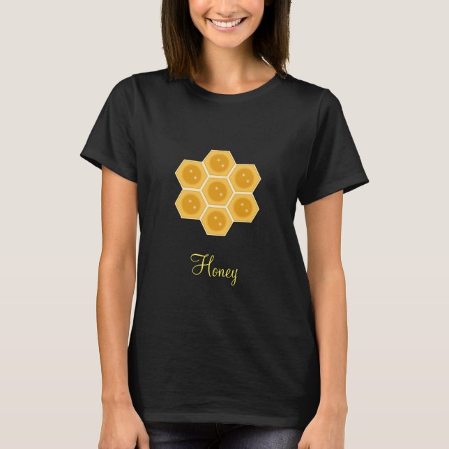 Camiseta Abelha e Mel & Caligrafia (Frente)