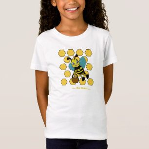 Camiseta abelha fofa sorridente