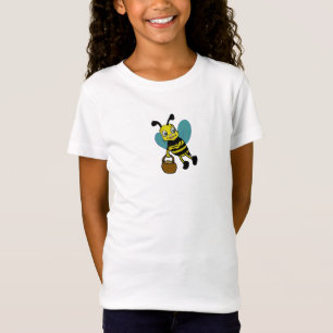 Camiseta abelha fofa sorridente