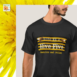 Camiseta abelha guardiã, doçura, amante do casal