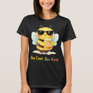 Camiseta Abelha Legal Abelha Gentil Óculos de Sol Abelha Fo