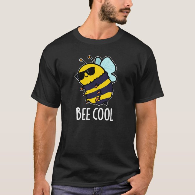 Camiseta Abelha Legal Insetos Engraçados Abelhas Escuras BG (Frente)