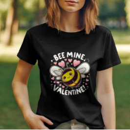 Camiseta Abelha Mina Namorados Amor de Abelhas Doce