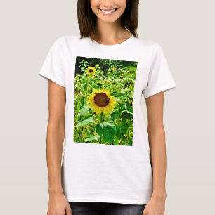 Camiseta Abelha no girassol amarelo