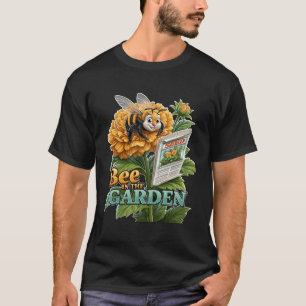 Camiseta Abelha No Jardim Abelha Flor Divertida