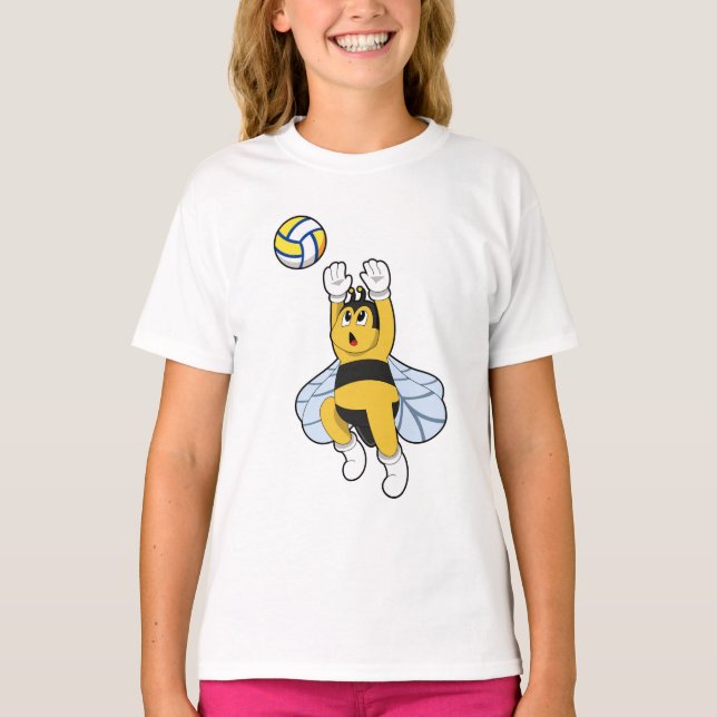 Camiseta Abelha nos Esportes de Voleibol (Frente)