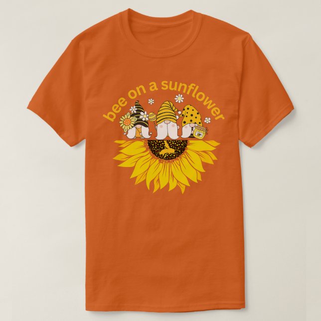 Camiseta Abelha Num Girassol 46 (Frente do Design)