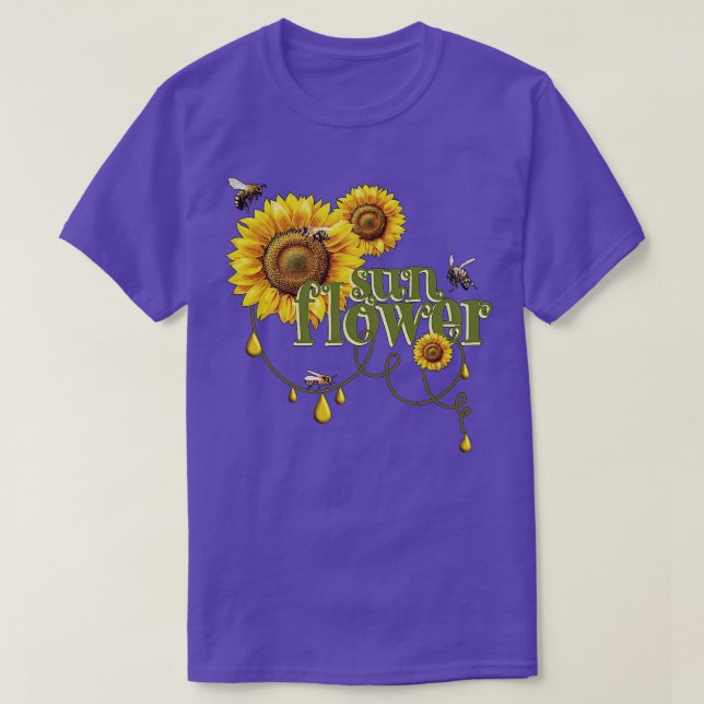 CAMISETA ABELHA NUMA FLORESTA (Frente do Design)