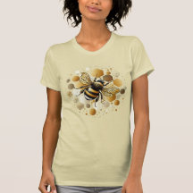 Abelha Ocupada em Honeycomb: Hexágonos e Círculos