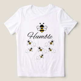 CAMISETA ABELHA OCUPADA HUMILDE PRETA AMARELA PRIMAVERA FEM