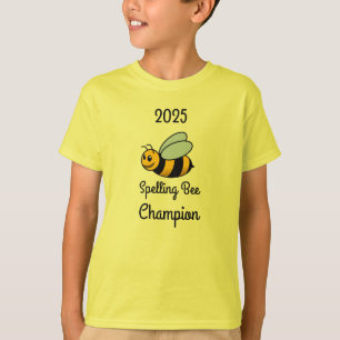 Camiseta Abelha Ortográfica Para Crianças 2025