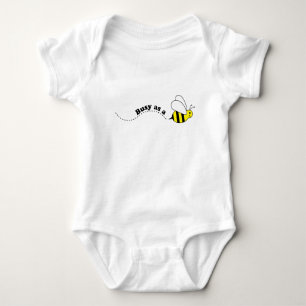 Camiseta Abelha pequena ocupada dos desenhos animados