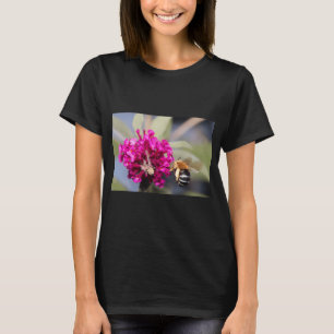 Camiseta Abelha-rajada-azul