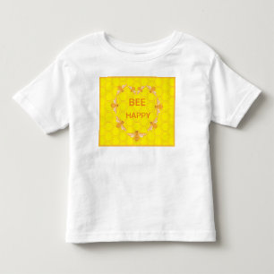 Camiseta Abelhas amarelas douradas do favo de mel e do mel
