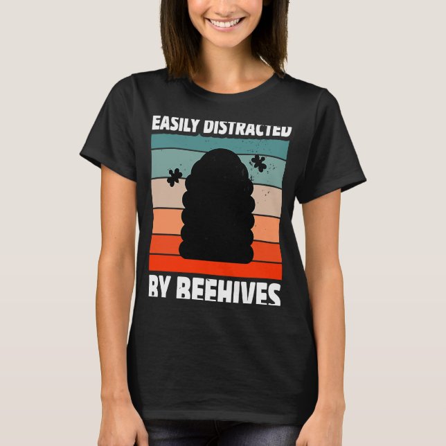 Camiseta Abelhas apícolas Abelhas Mel Abelhas (Frente)