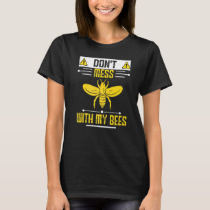 Camiseta Abelhas apicultoras Mel Não se meta com a minha