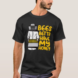 Camiseta Abelhas Bebidas Betta Têm Minha Abelha De Mel