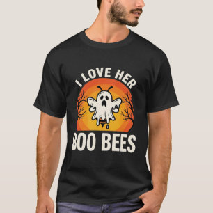 Camiseta Abelhas Boo Dia das Bruxas Fantasma Abelha Design