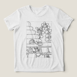 Camiseta Abelhas com colmeia a cor