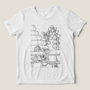 Camiseta Abelhas com colmeia a cor