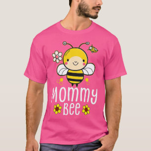 Camiseta Abelhas da Família, Mamãe Mamãe Aniversário Primei