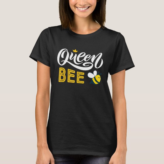 Camiseta Abelhas de abelha rainha da apetite Abelhas boniti (Frente)
