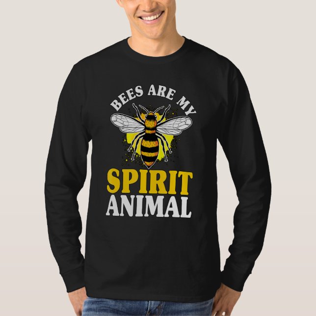 Camiseta Abelhas De Abelhas De Abelhas São O Meu Espírito A (Frente)