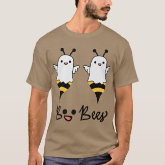 Camiseta Abelhas de design do Halloween assustadas