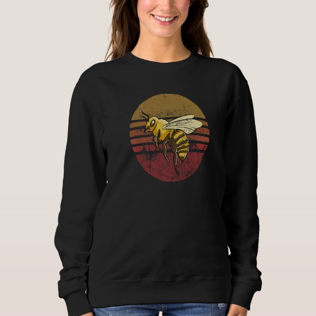 Camiseta Abelhas De Estilo De Retrô Vintage (Frente)