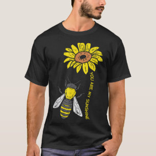 Camiseta Abelhas De Girassol Você É Uma Vintagem De Sol.