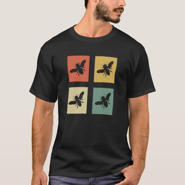 Camiseta Abelhas De Insetos Da Colmeia De Colmeia De Abelha (Frente)