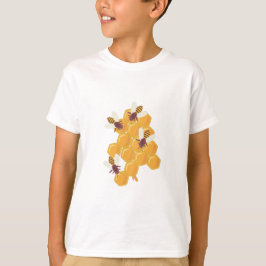 Camiseta Abelhas de mel e Design de mel