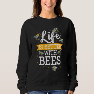 Camiseta Abelhas De Mel Mencionam Que A Vida É Melhor Com A