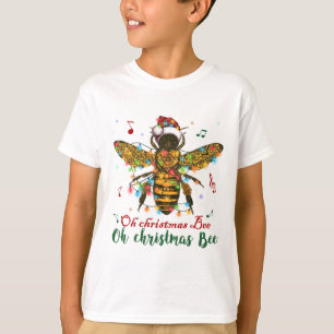 Camiseta Abelhas de Natal Oh Abelhas de Natal Claro