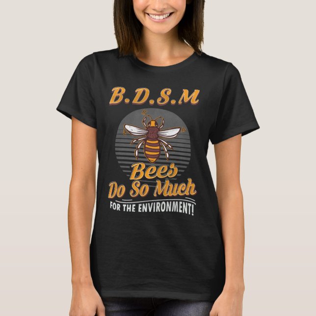 Camiseta Abelhas Fazem Tanto Pelo Meio Ambiente Abelhas De  (Frente)