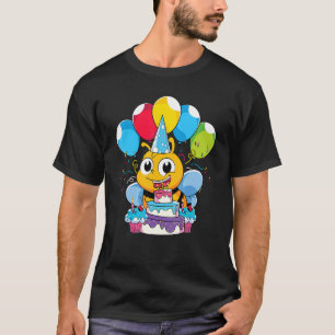 Camiseta Abelhas-Festa de aniversário-de-Corte-bovinas