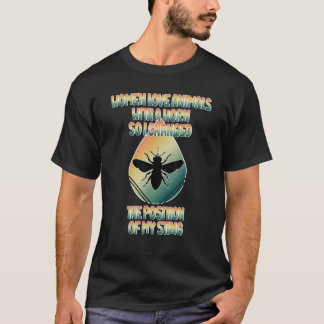 Camiseta Abelhas Ideias para Mulheres Apicultoras Gag Cute