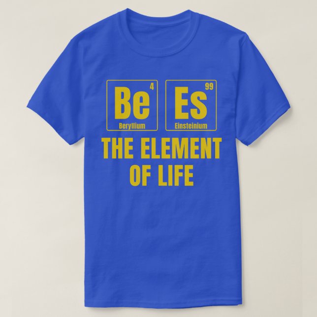 Camiseta Abelhas O Elemento da Vida Abelha Mel Engraçada (Frente do Design)
