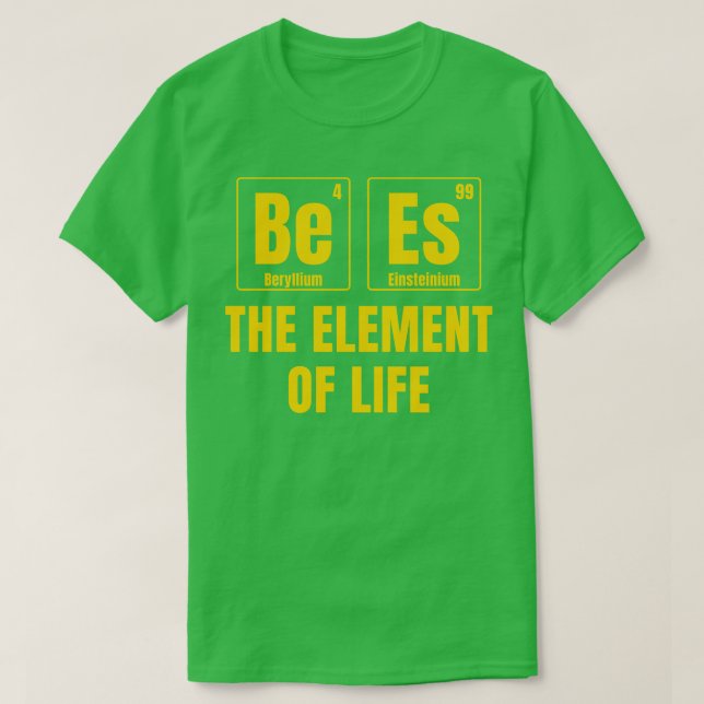 Camiseta Abelhas O Elemento da Vida Abelha Mel Engraçada (Frente do Design)