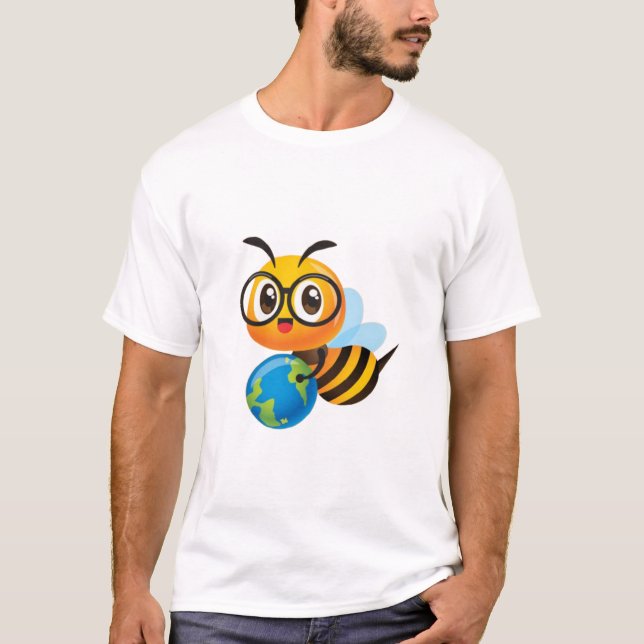 Camiseta Abelhas Ocupadas: Bebidas Doces E Bonitas" (Frente)
