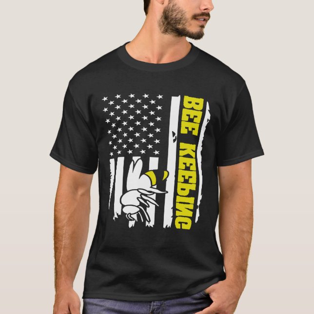 Camiseta Abelhas Que Mantêm O Apicultor (Frente)