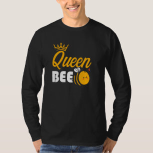 Camiseta Abelhas Rainhas apicultoras Abelhas Mel Honeycomb 
