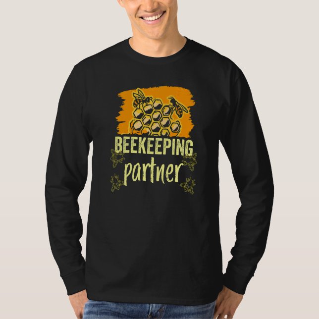 Camiseta Abelhas Sócio Dizem Hobby Beekeeper (Frente)