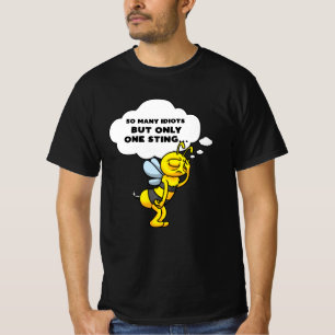 Camiseta Abelhas Tristes Dão Uma Cota Engraçada
