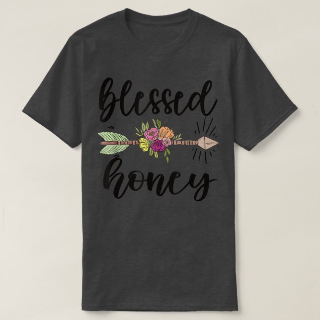 Camiseta Abençoada Avó Querida Vovó Apreciada (Frente do Design)