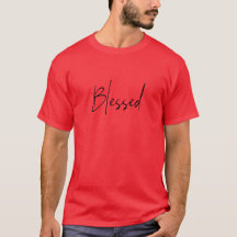 Camiseta Abençoada – Camiseta de Fé Cristã