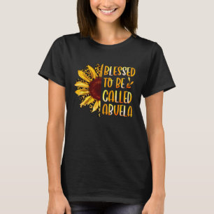 Camiseta Abençoada, Chamada Abuela Cute Sunflower Mães