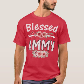 Camiseta Abençoada Mãe A Vida Bela Flor Floral Mães D